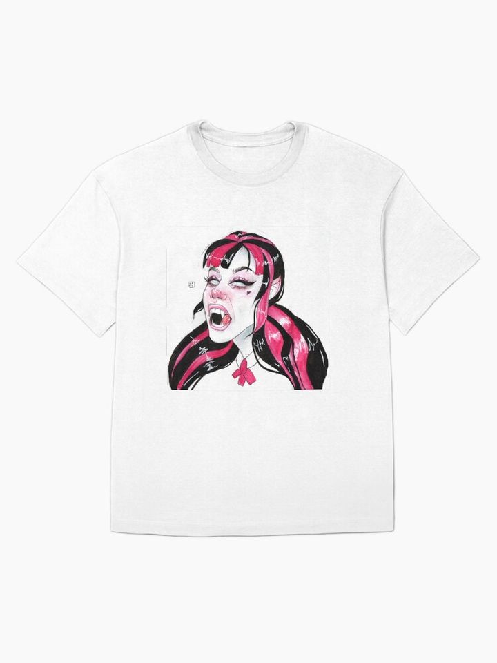 Draculaura Classic T-Shirt – Fun Cartoon Inspired Casual Graphic Tee