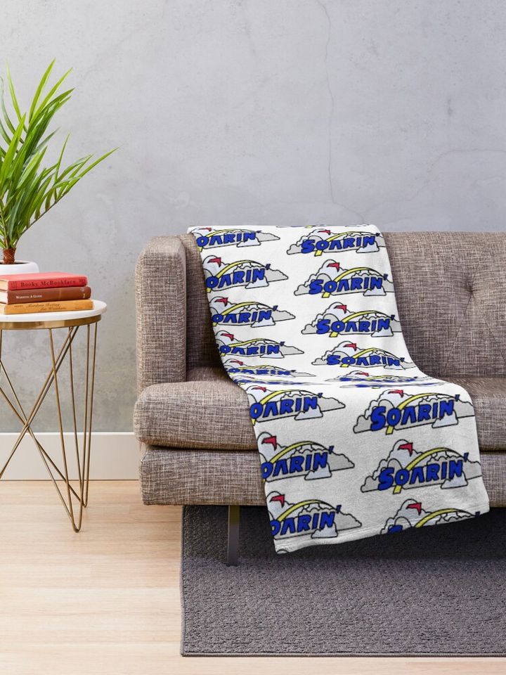 Soarin' Ride Epcot Logo Throw Blanket
