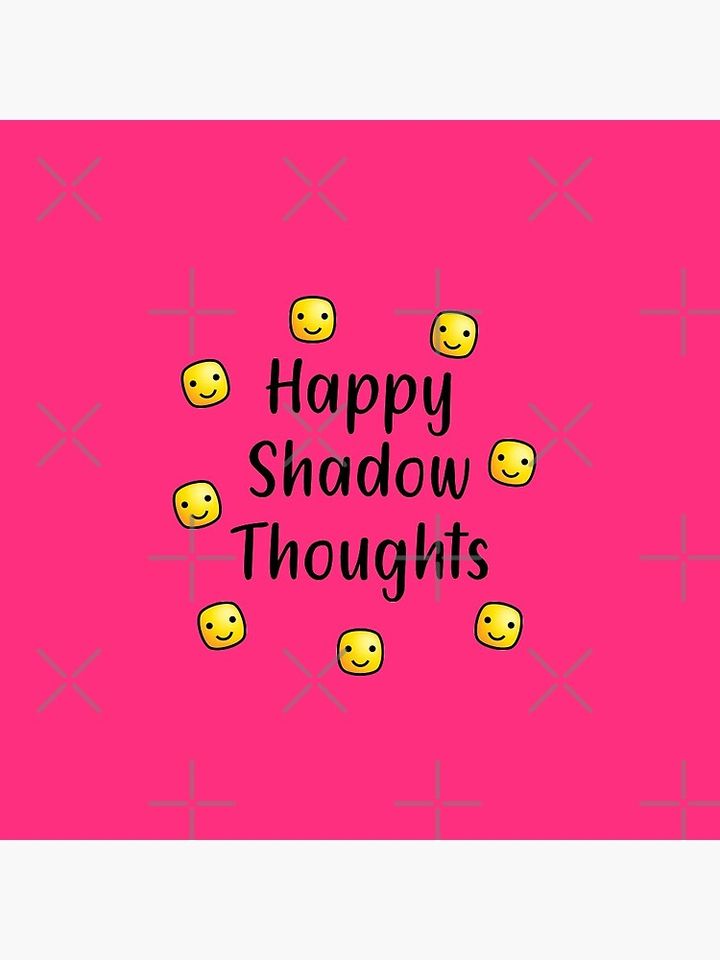 Happy Shadow thoughts Pin Button