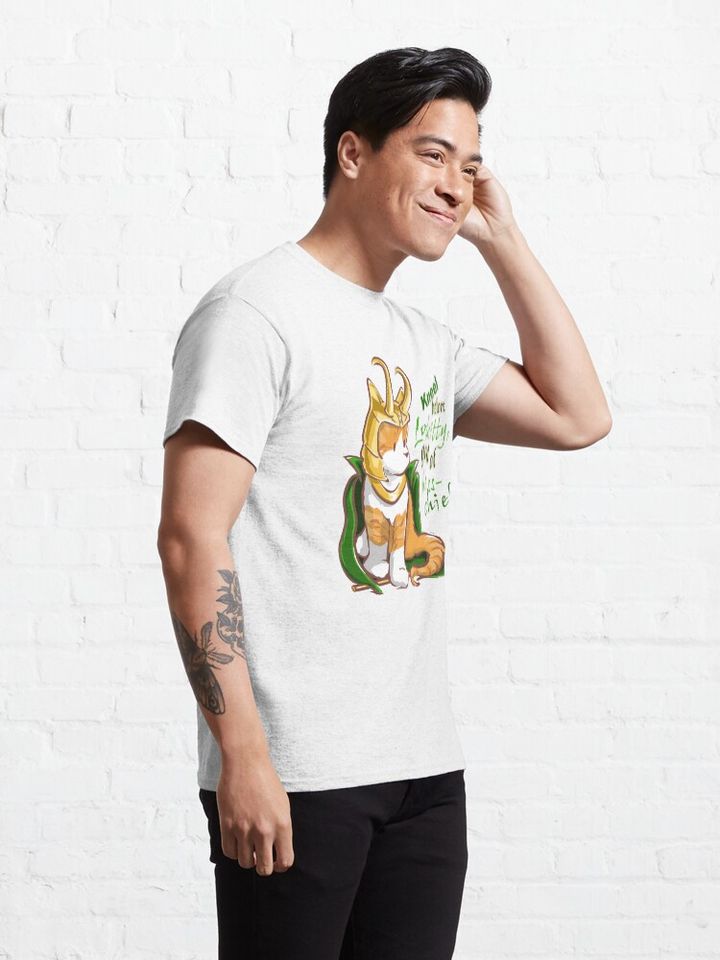 Kneel Before Lokitty! (chibi version) Classic T-Shirt