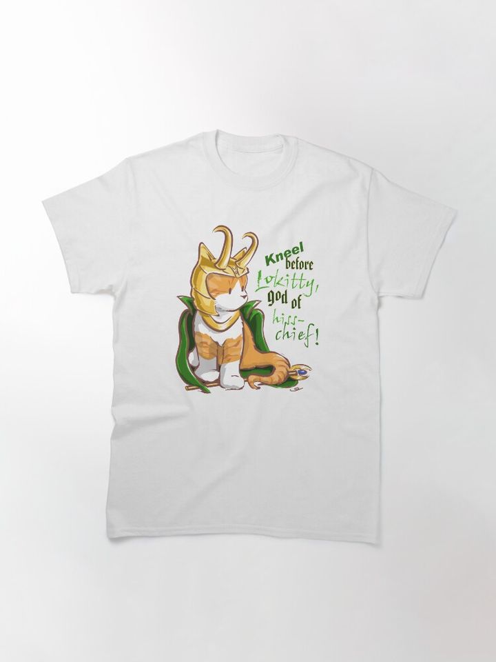 Kneel Before Lokitty! (chibi version) Classic T-Shirt
