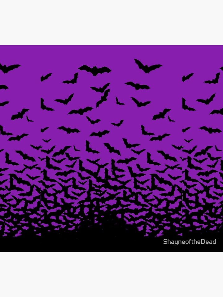 Purple Bats Socks