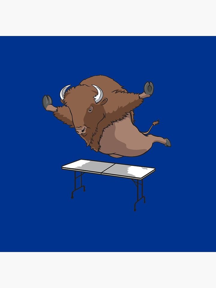 Mafia Buffalo B.i.l.l.s Superfan table dive Design Pillow, Gift for Fan