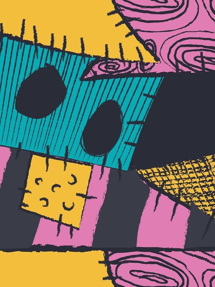 Nightmare Sewn Pattern iPhone Case