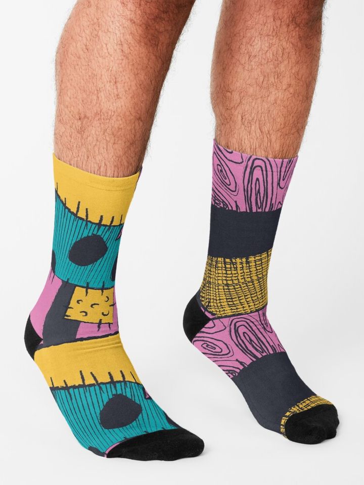 Nightmare Sewn Pattern Socks