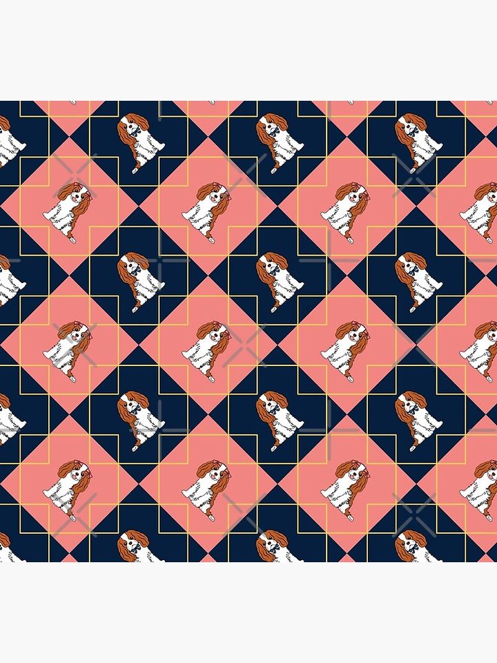 Lattice Cavalier King Charles Spaniel Socks