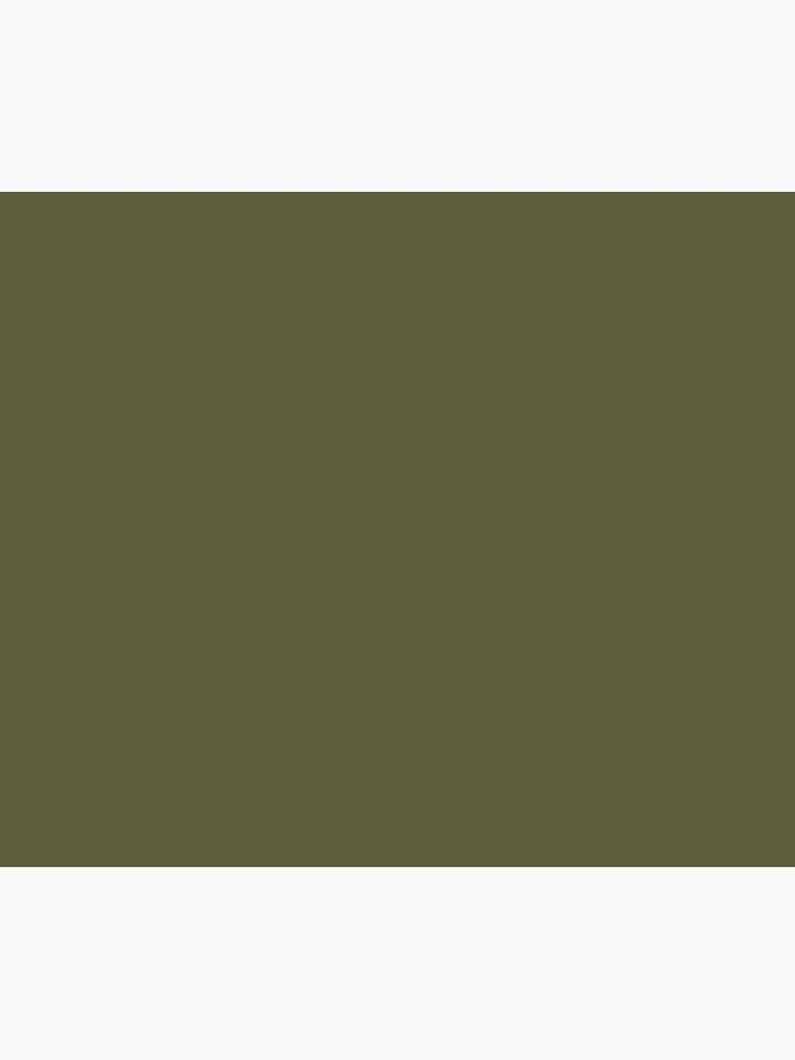 Plain Olive Green Shower Curtain