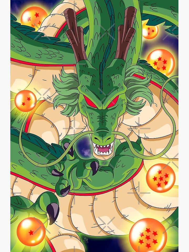 Shenron the Mystical Dragon Premium Matte Vertical Poster