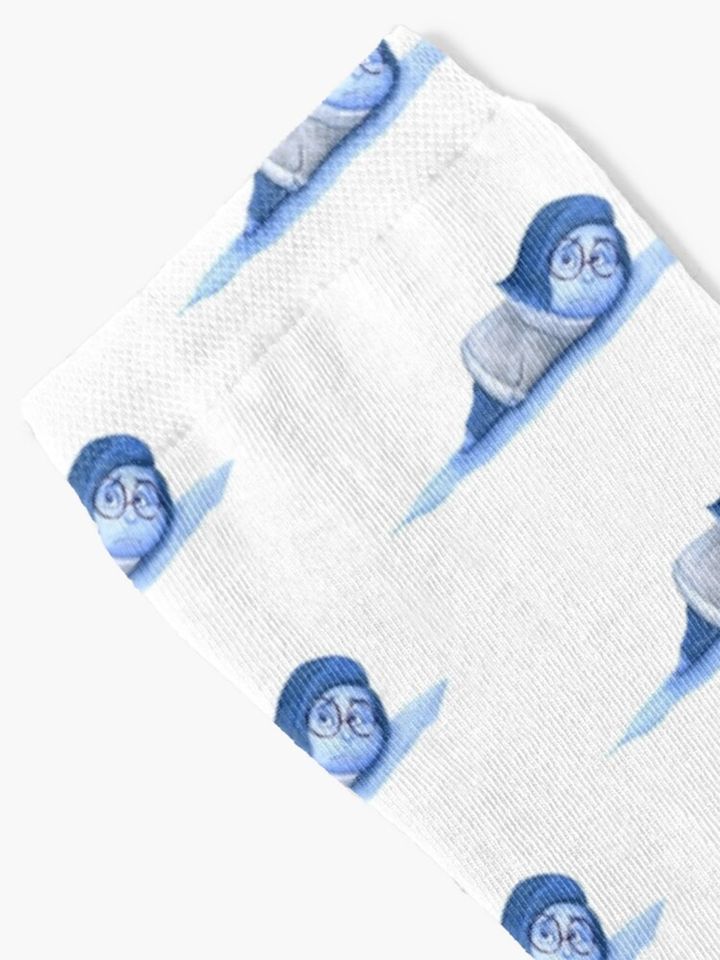 inside out - sadness Socks