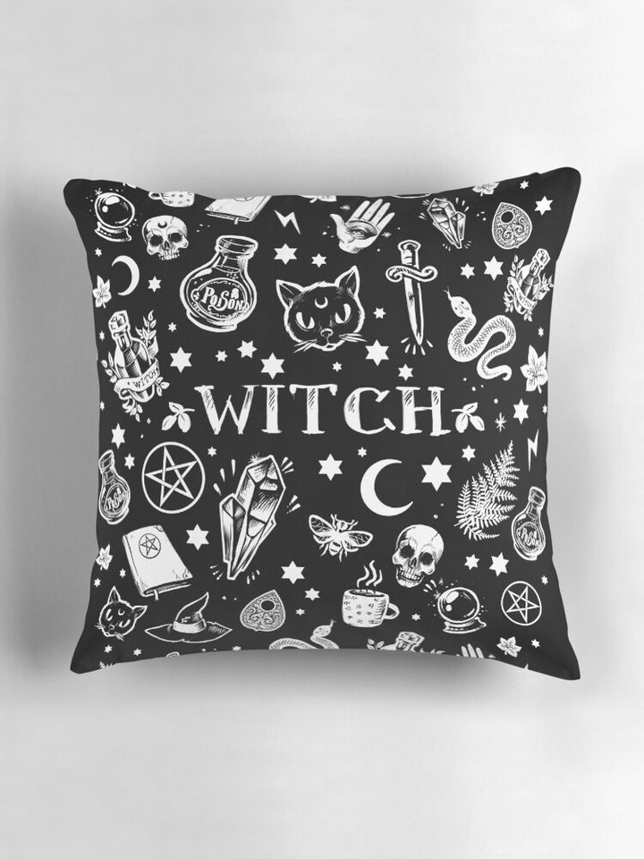 WITCH PATTERN 2 Pillow