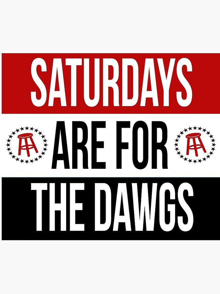 Saturdays are for the dawgs Tapestry