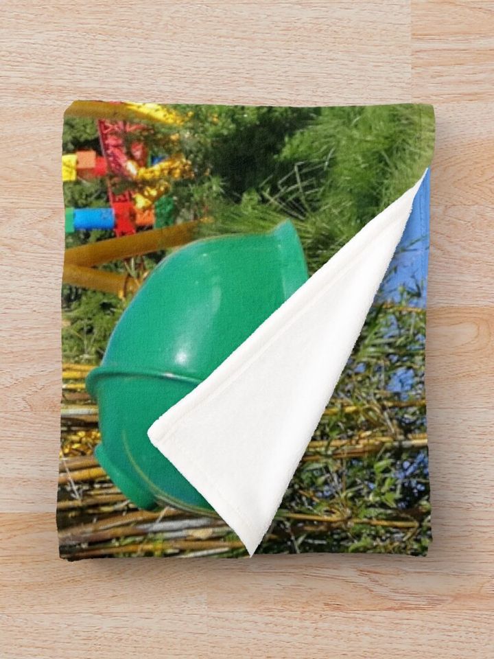 Slinky Dog Dash Rollercoaster at Hollywood Studios Throw Blanket