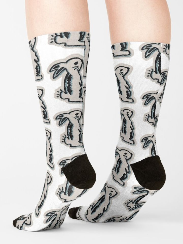 Selena Gomez Bunny Design Socks