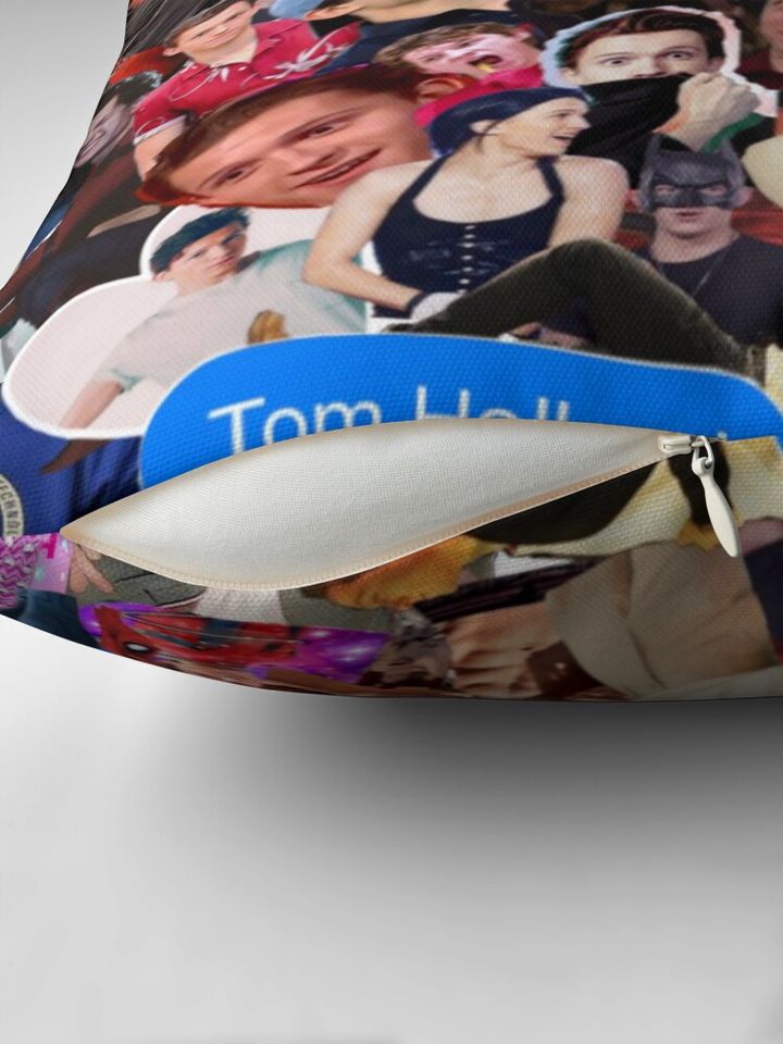 Tom Holland Collage Pillow