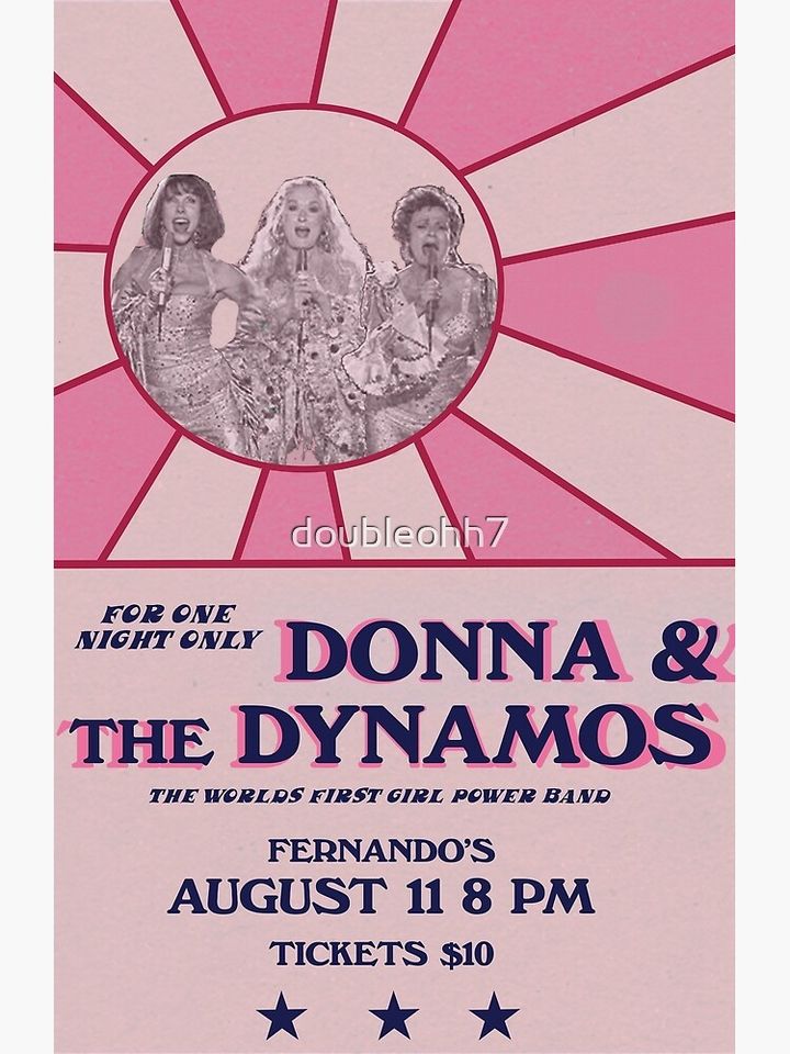 Donna and the Dynamos poster Poster