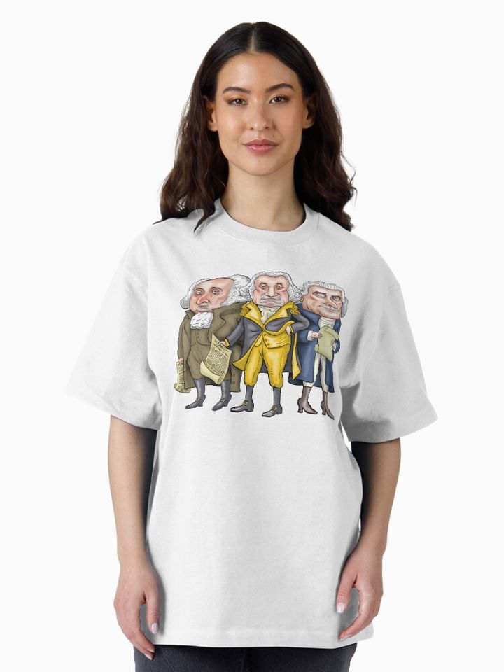 Founding Fathers | By Graeme MacKay Oversized T-Shirt