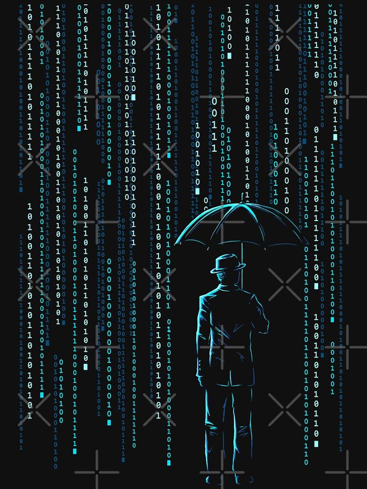 Binary Code | Matrix Digital Storm Essential T-Shirt
