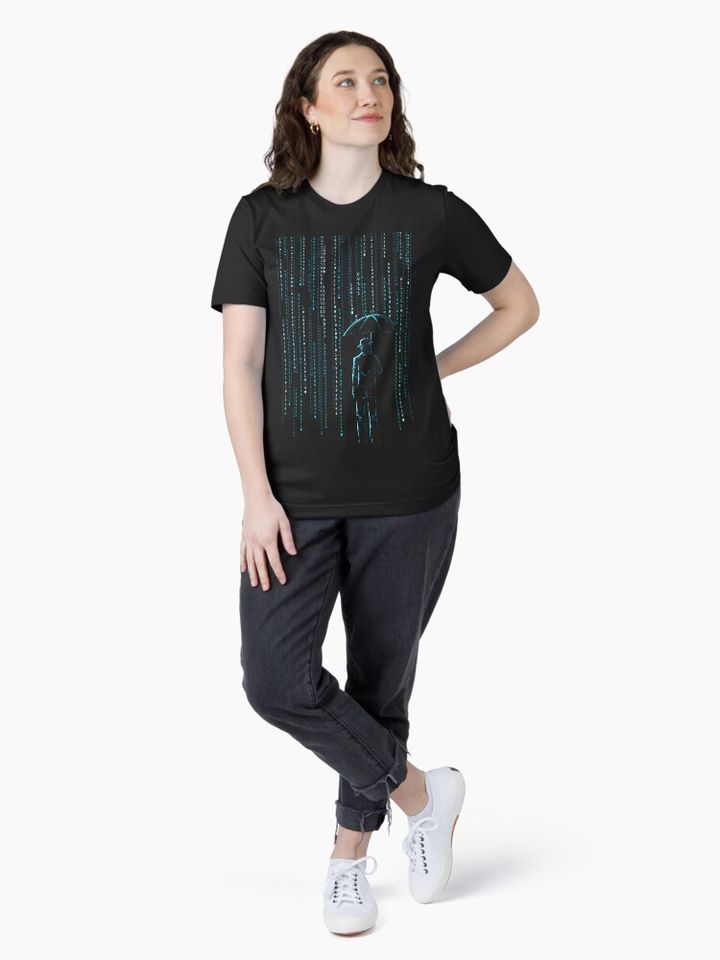 Binary Code | Matrix Digital Storm Essential T-Shirt