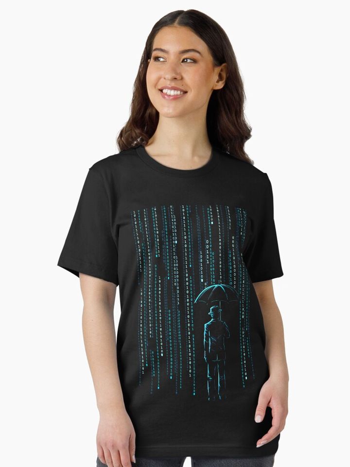 Binary Code | Matrix Digital Storm Essential T-Shirt