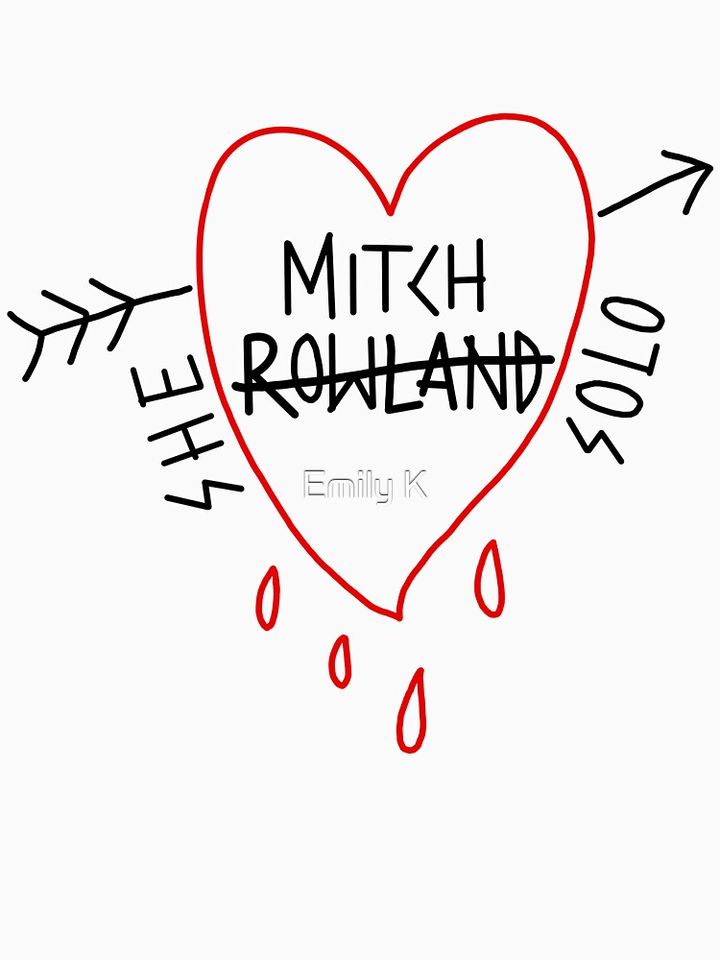 Mitch Rowland She Solo Bleeding Heart Classic T-Shirt