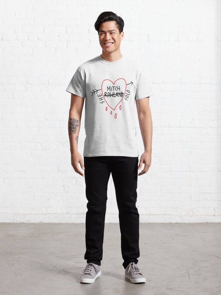 Mitch Rowland She Solo Bleeding Heart Classic T-Shirt