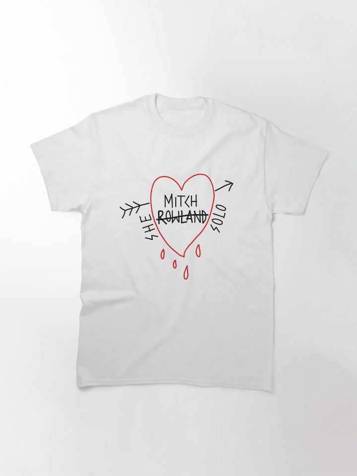 Mitch Rowland She Solo Bleeding Heart Classic T-Shirt