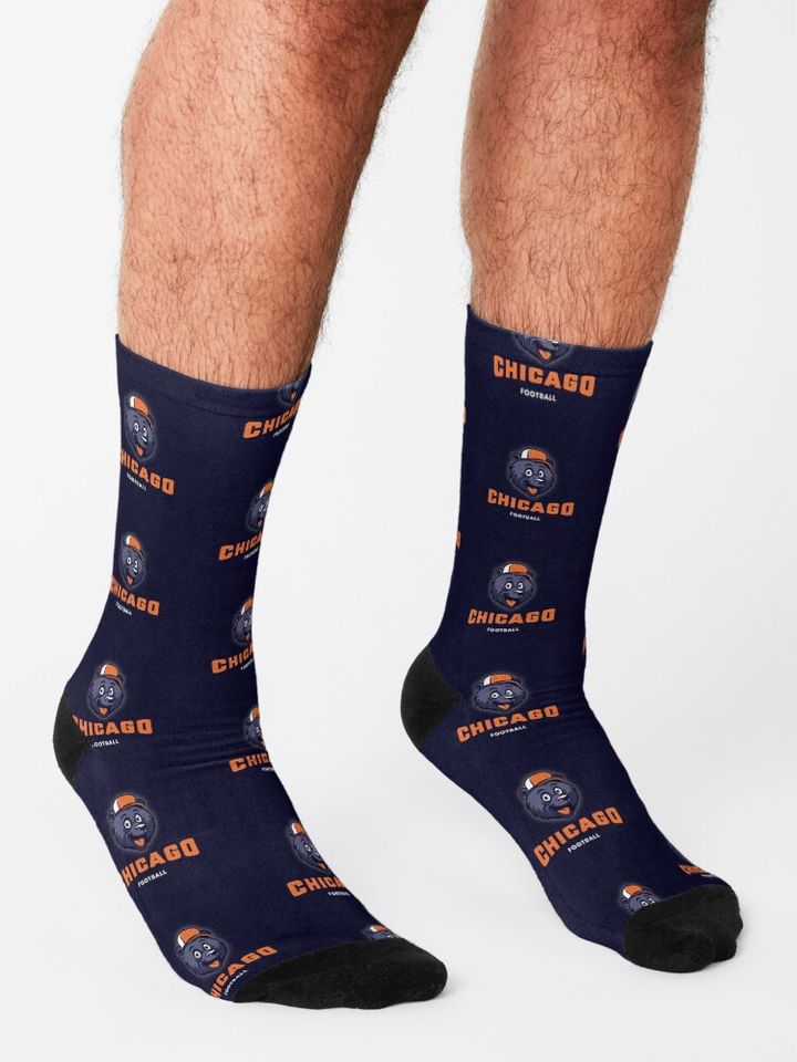 Chicago bears soccer Socks, Gift For Fan