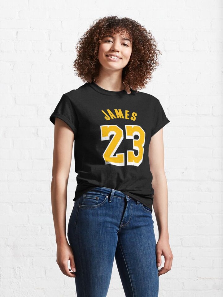 Lebron James Cotton Shirt, Comfortable Short Sleeve Sports Tee for Men, Women, Kids - Trending Street Fashion