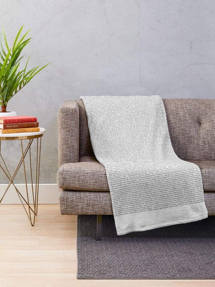 The Entire "The Emperor's New Groove" Script Throw Blanket
