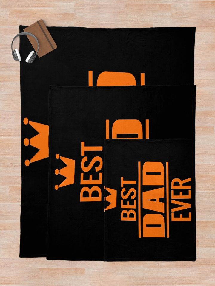 best dad ever Throw Blanket