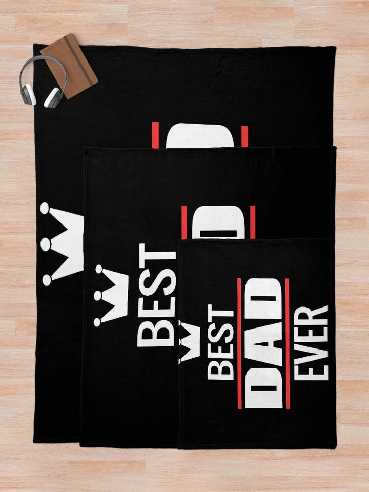 best dad ever Throw Blanket