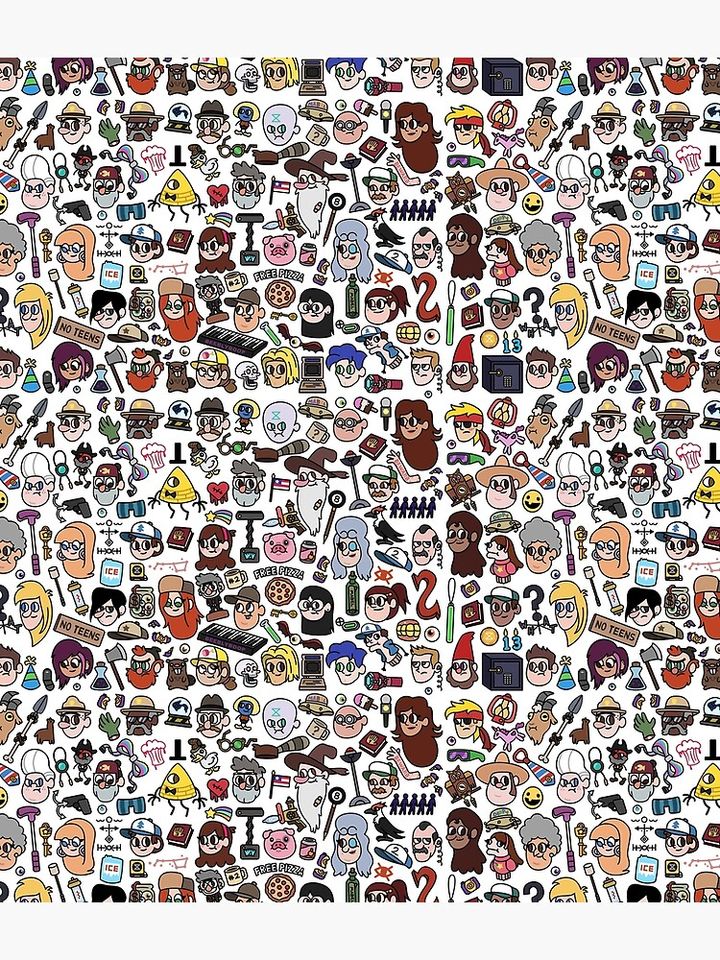 Gravity Falls Doodle Backpack