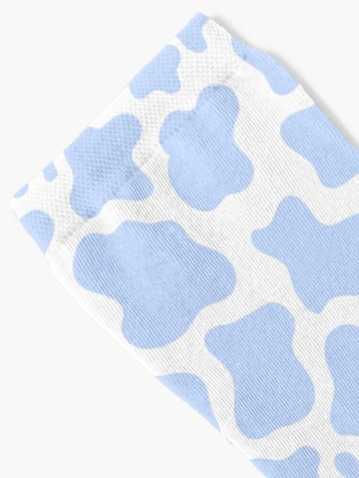 blue cow print! Socks