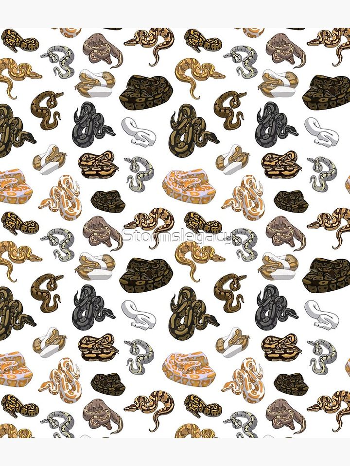 Ball Python Morph Snake Pattern Backpack