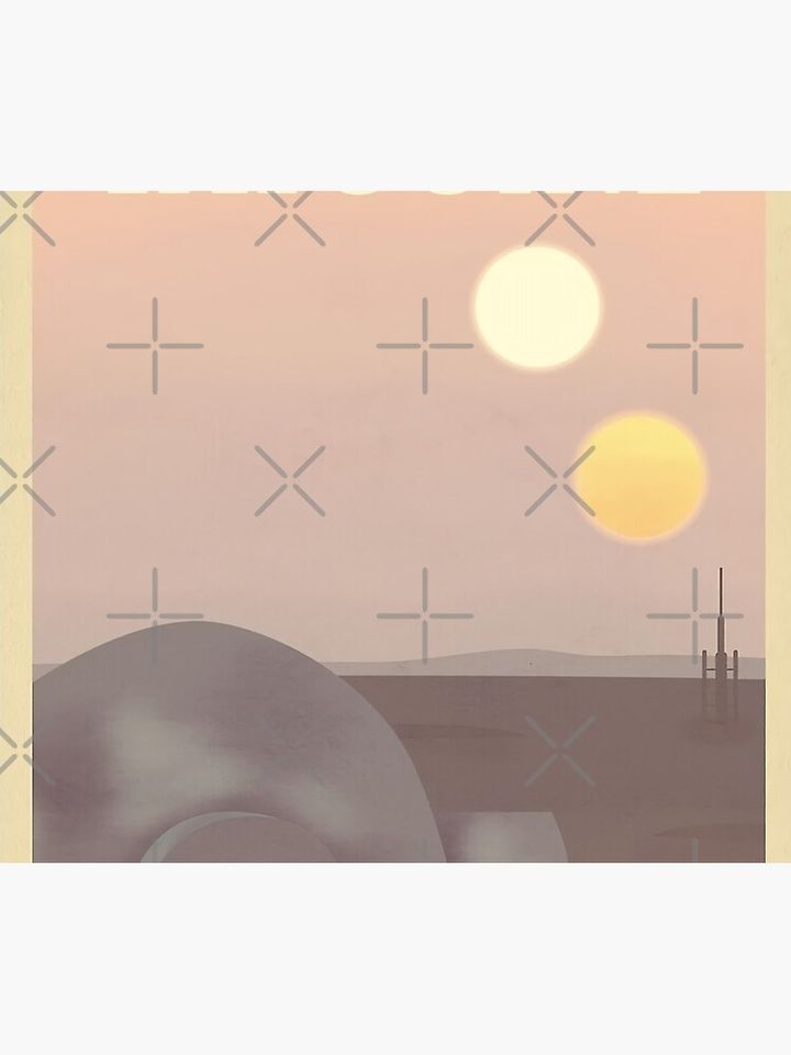 Visit Tatooine Shower Curtain