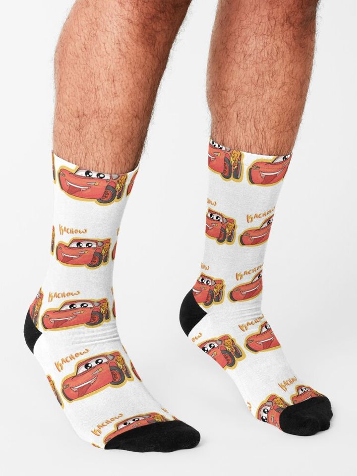 Lightning McQueen (Kawaii Kachow) Socks