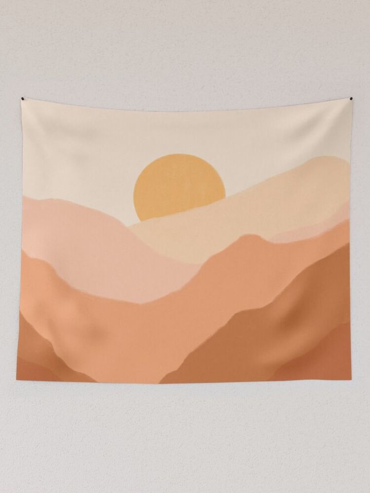 Warm Sunset Tapestry