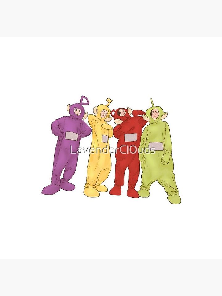 Mamamoo Teletubbies!! Pin Button