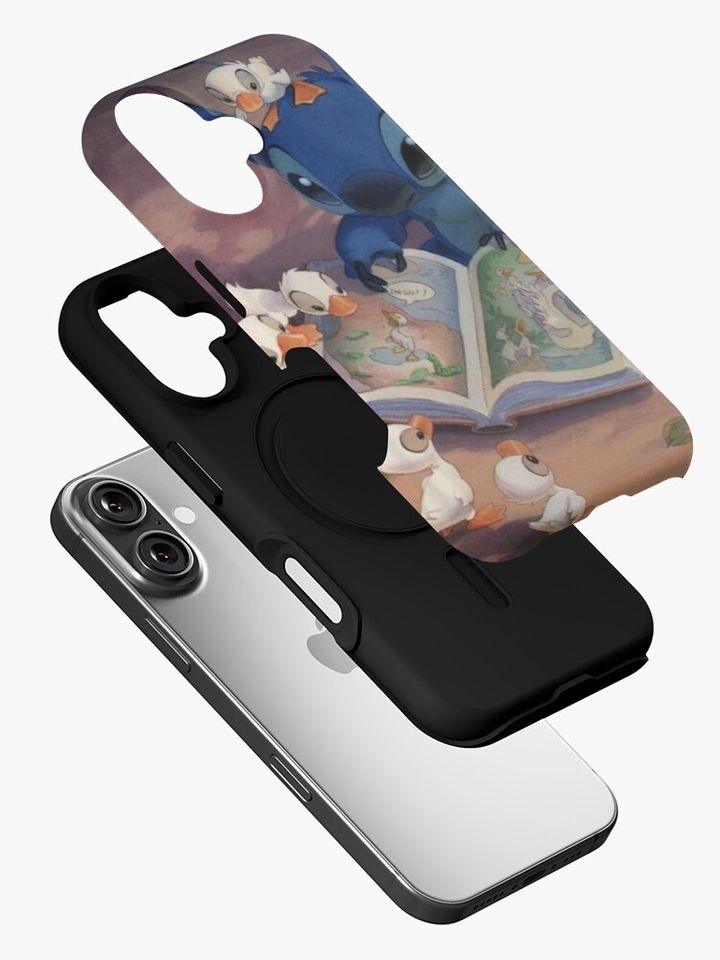 Cute Stitch Reading iPhone Case