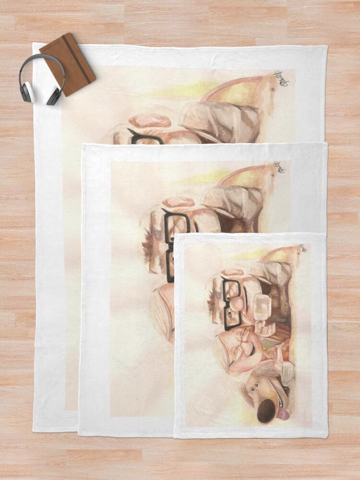 Up Movie - Carl and Ellie Throw Blanket