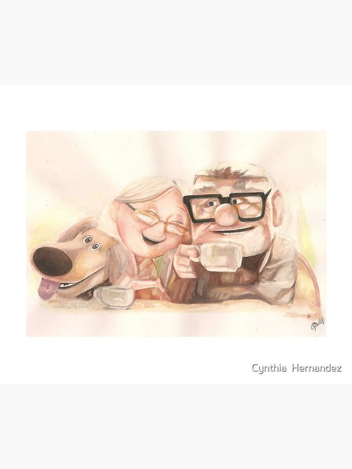 Up Movie - Carl and Ellie Throw Blanket