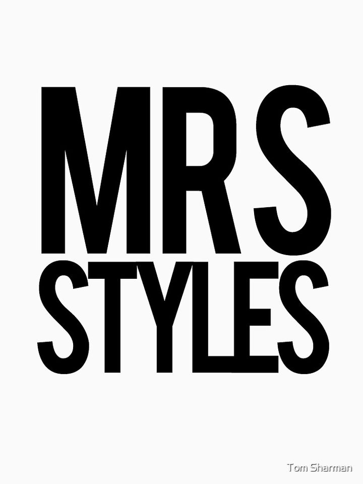 Mrs. Styles Fitted T-Shirt