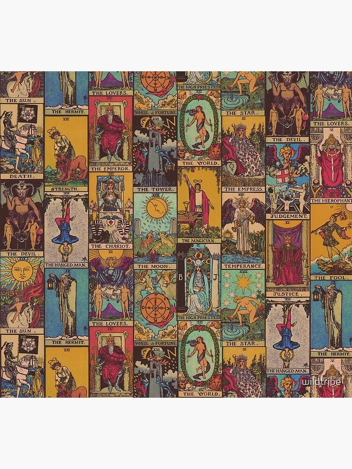 The Major Arcana of Tarot Vintage Patchwork Socks