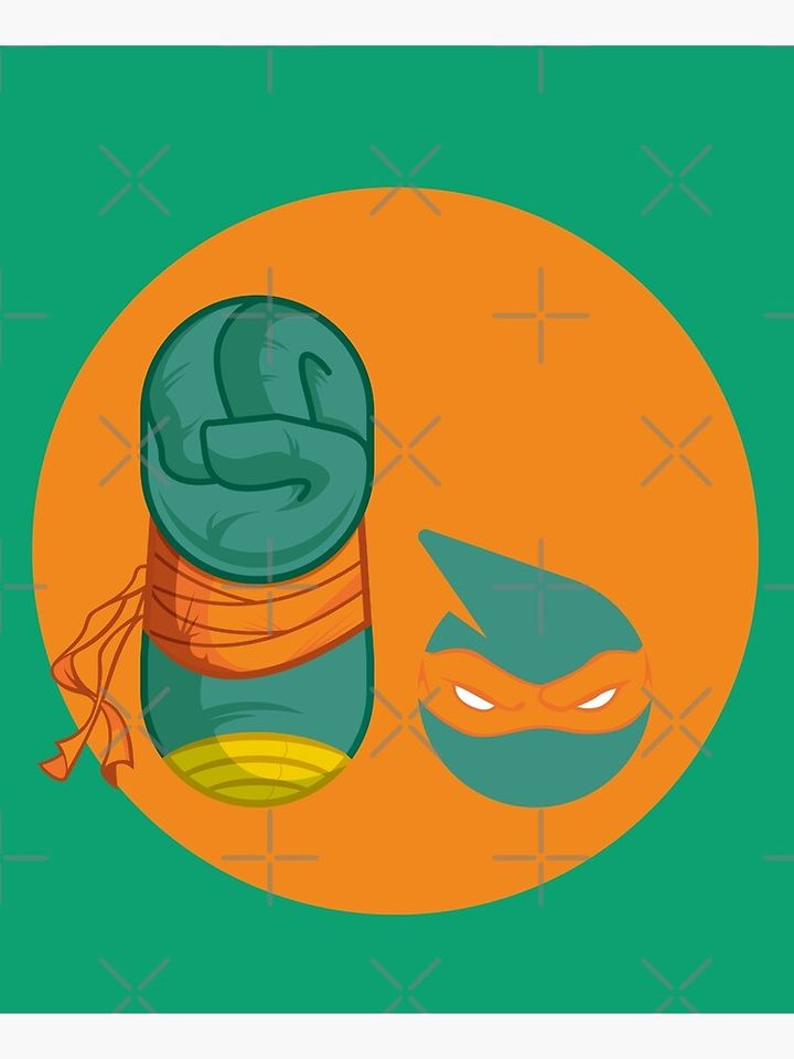 MICHELANGELO TMNT Teenage Mutant Ninja Turtles Apron