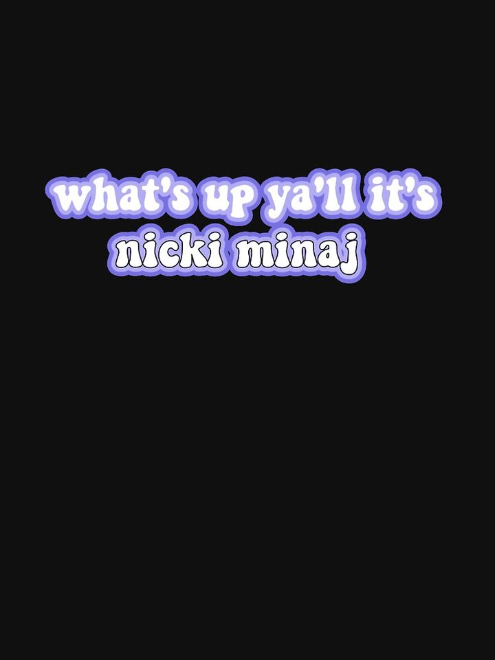 Its nicki minaj Classic T-Shirt, Nicki Minaj Tour 2024 Shirt