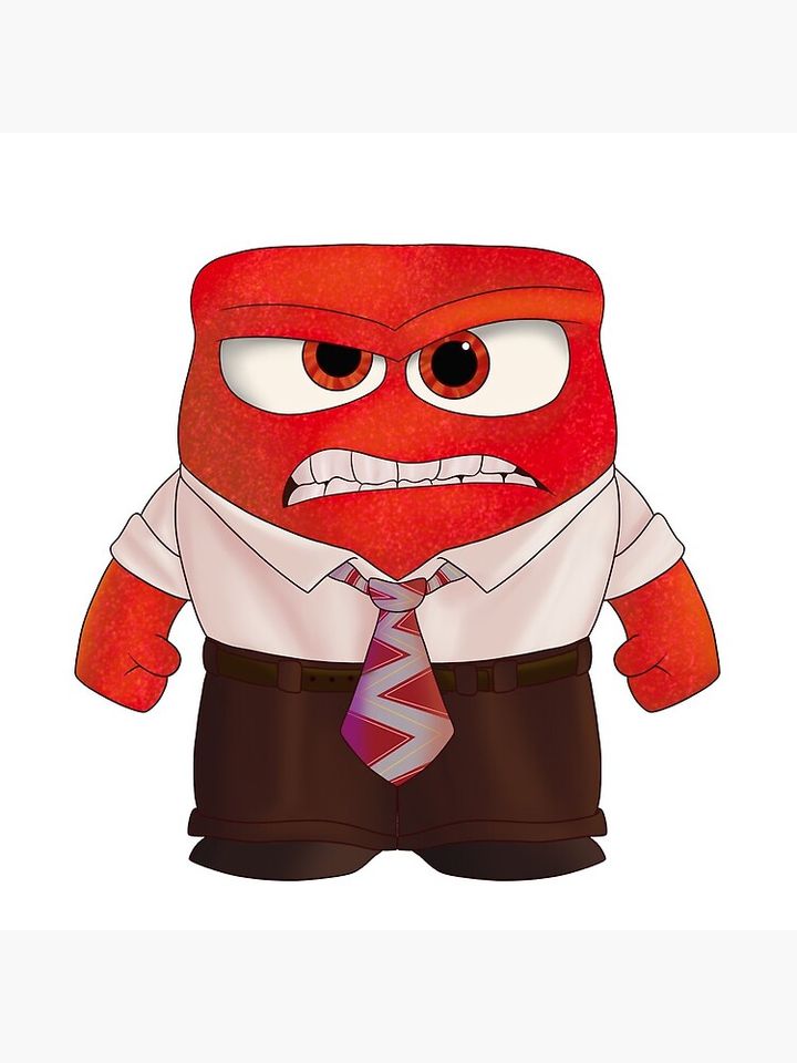 Anger from Inside Out Pillow