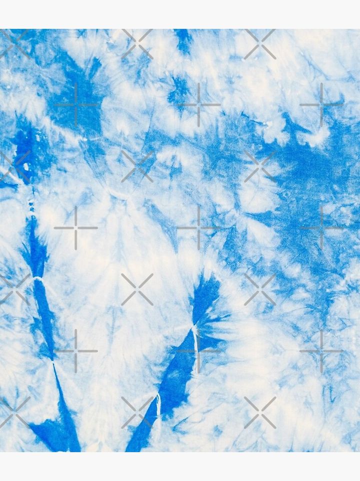 Tie Dye Blue Pattern Backpack
