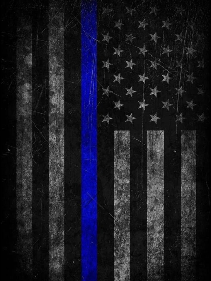 Thin Blue Line iPhone Case