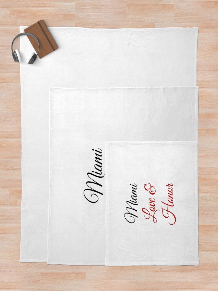 Miami University - Miami Oxford - Love & Honor Throw Blanket