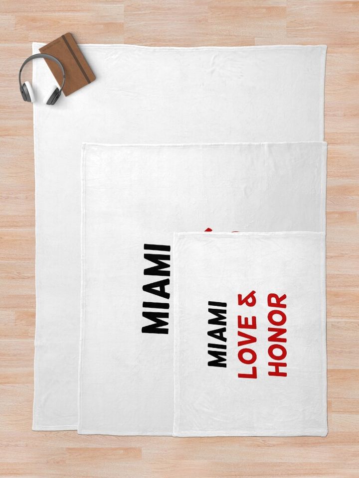Miami University - Miami Oxford - Love & Honor Throw Blanket
